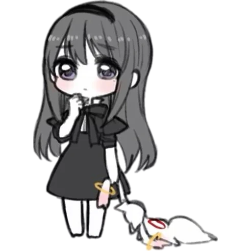 chibi, picture, chibi khomura, anime drawings, anime characters