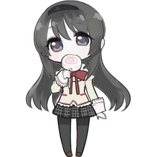 homura, homura, desa chibi, homura akemi, houmura chibi akmi