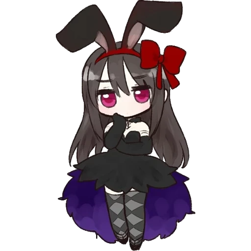 khomura, anime kunst, akemi chibi, homura akemi, anime charaktere