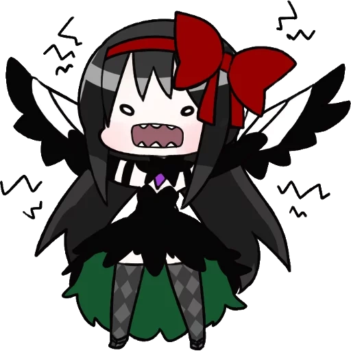 homura, homura akemi, akemi khomura demon, madoca wizard girl, akemi khomura demon despair