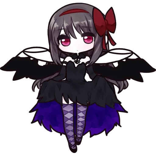 khomura, chibi khomura, chibi em demônio