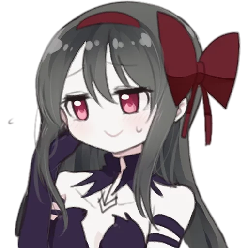 homura, khomura, akemi chibi, touhou luna noites, madoca menina mágica