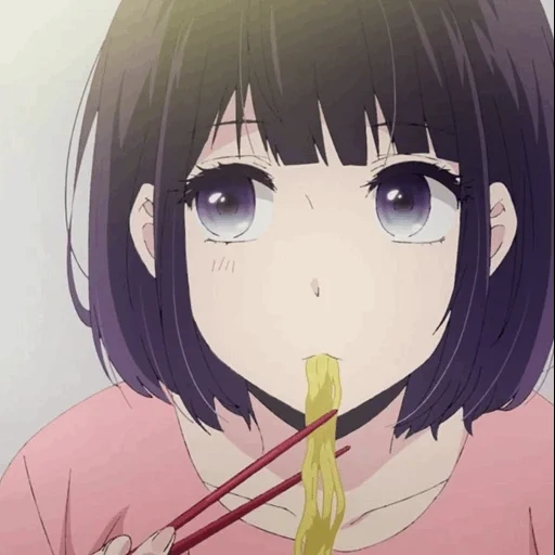 anime girl, kuzu no honkai, yasuoka hanabe, personnages d'anime, hanabi yasuraoka sad