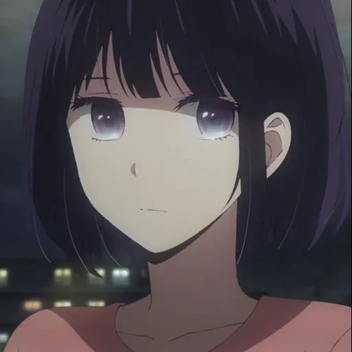 figure, hanabi yasuraoka, hanabi yasuraoka sad, the wishes of the rejected in hanabi, anime flower smiles more than kanggang