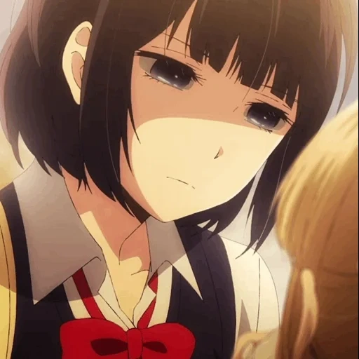 kuzu no honkai, anime rejeté, anime de hanabi yasuoka, hanabi yasuoka pleure, le souhait secret de l'anime rejeté