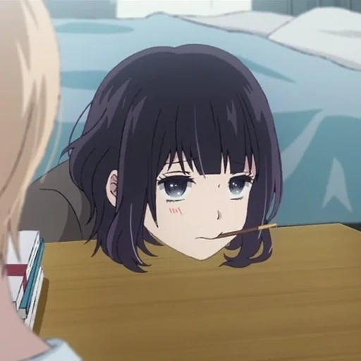cute anime, anime girl, kuzu no honkai, yasuoka hanabe, der abgelehnte anime