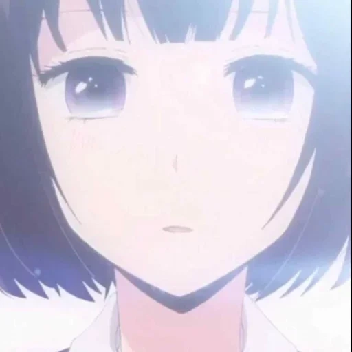 yasuoka hanabe, der abgelehnte anime, blumen biangang anime, blume biangang lächelt, hanabi yasuraoka