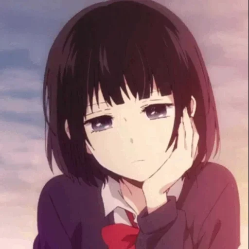 abb, yasuoka hanabe, anime charaktere, hanabi yasuraoka sad, blumen biangang anime