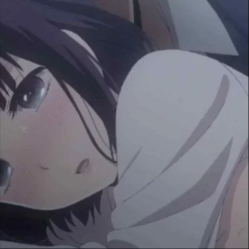 animação, animação de quadrinhos, menina anime, animação rejeitada, laço kanggang captura de tela triste