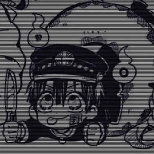 diagram, komik anime, gambar anime, karakter anime, hanako-kun toilet boy