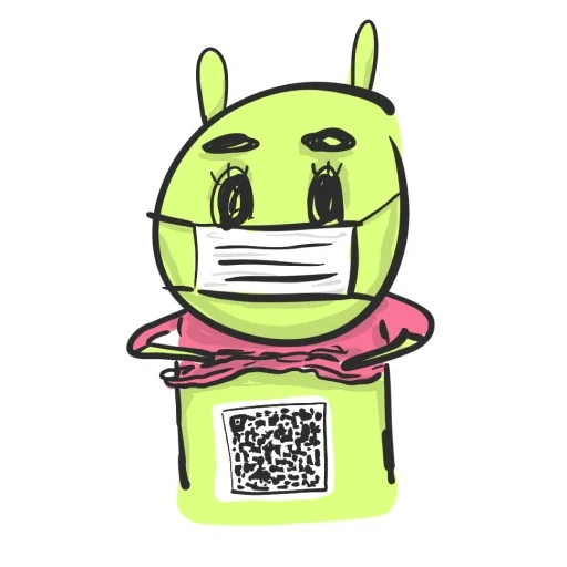 conjunto, android, robot mascota