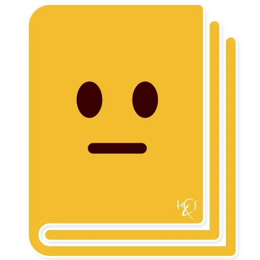 emoji, paket emoji, emoji tak bergerak, senyum kuning netral