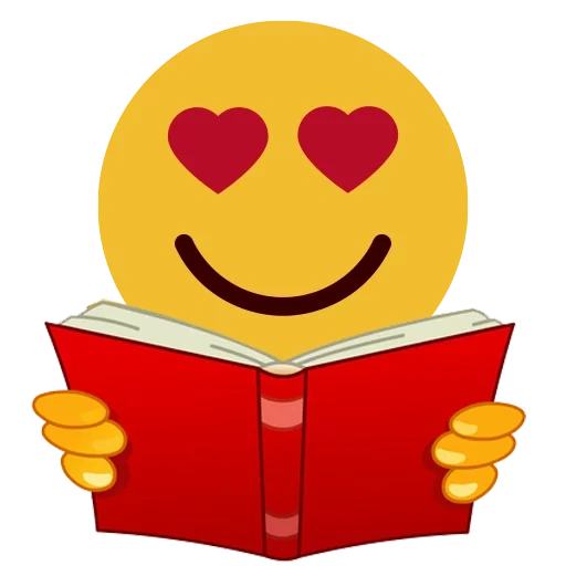 livro sorridente, livro sorridente, leitor sorridente, símbolo de expressão da biblioteca
