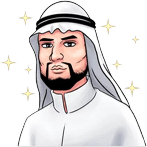 il maschio, arabo, disegno arabo, sharm esh-sheikh