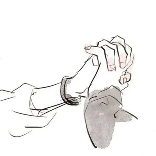 les jambes, main, hands sketch, dessin à main levée, sketch des mains attachées