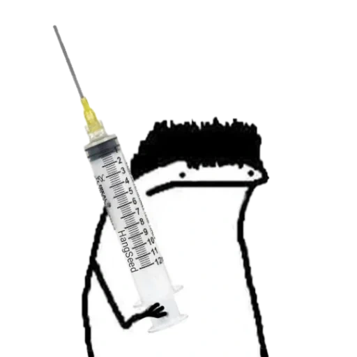 memi, una penna, siringa, la siringa con uno sfondo bianco, siringa medica
