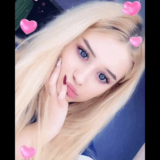 девушка, блондинка, венцова лиза, loren gray снэпчат