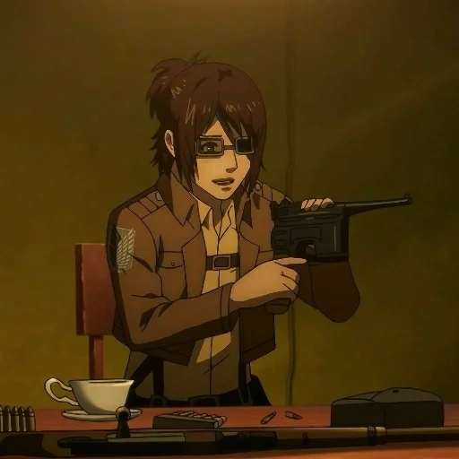 hanji, cuentos, hanji zoe, ataque de los titanes, hanji attack titanov temporada 4