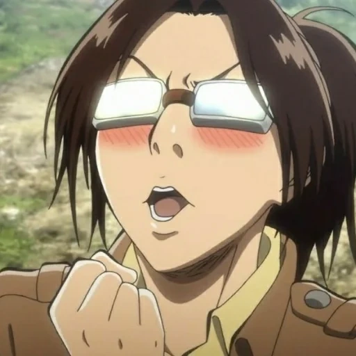 hanji zoe, l'attaque des titans, l'attaque des titans de hanji, les titans attaquent livihanji, hangji attaque les titans saison 4