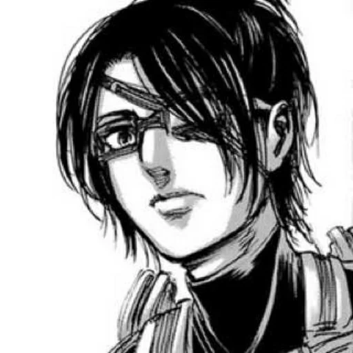 hanji zoe, l'attaque des titans, personnages de bande dessinée, hangijoyemanga, hanjizoye attaque les titans