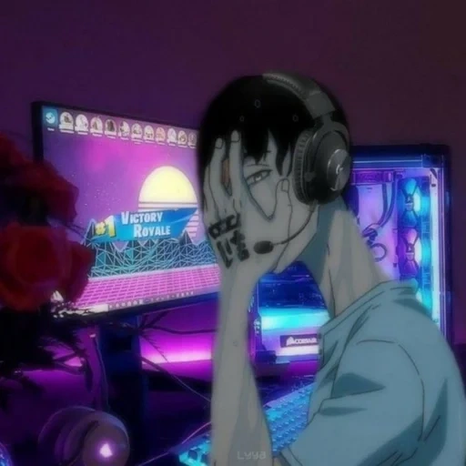 anime, picture, decoration, anime gamer, anime man