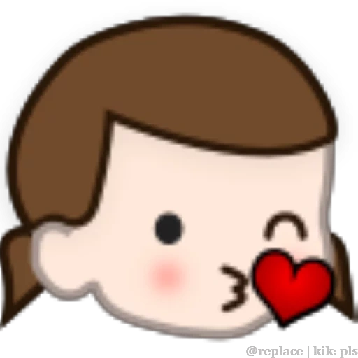 clipart, maru emoji, eu amo comer desenho