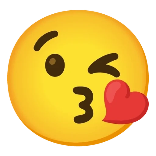 emoji, ekspresi wajah, emoji kiss, ekspresi ciuman, wonderful world of gamble