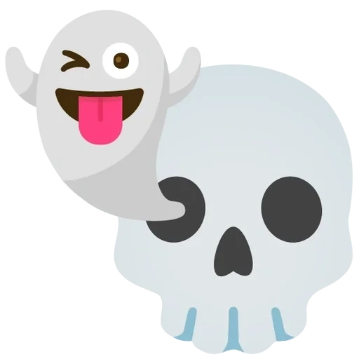 crânio emoji, smiley skull, esqueleto emoji, danzan dondokov, android 11 emoji