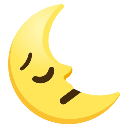 emoji, kegelapan, bulan ekspresi, smiley moon, smiley face moon