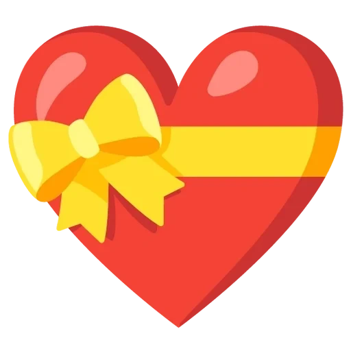 cuore emoji, cuore emoji, l'emoji è un cuore, smiley è un cuore, l'emoji è un cuore con un nastro