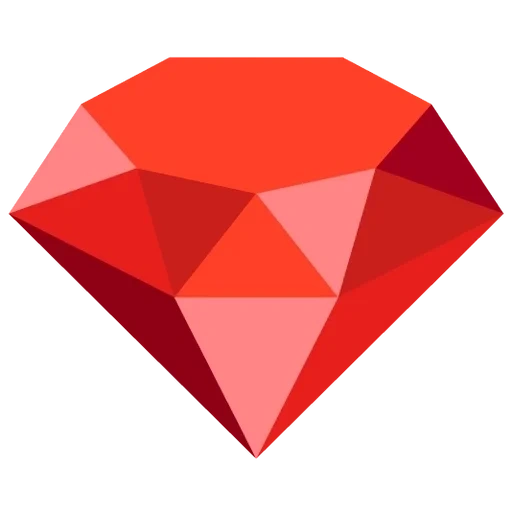 ruby вектор, камень рубин, эмодзи алмаз, красный кристалл, рубин драгоценный камень