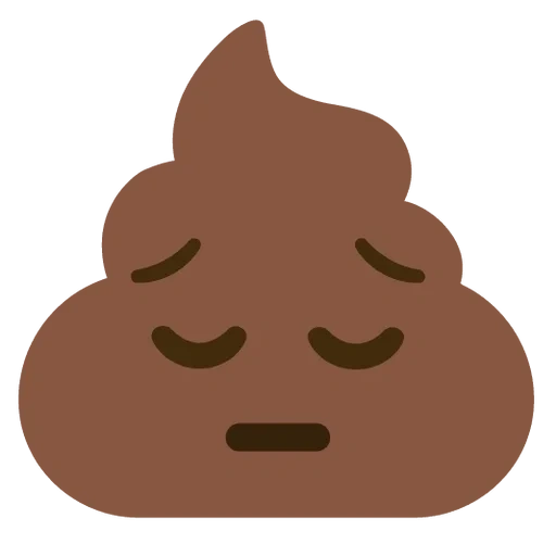 poop, dark, poop emoji