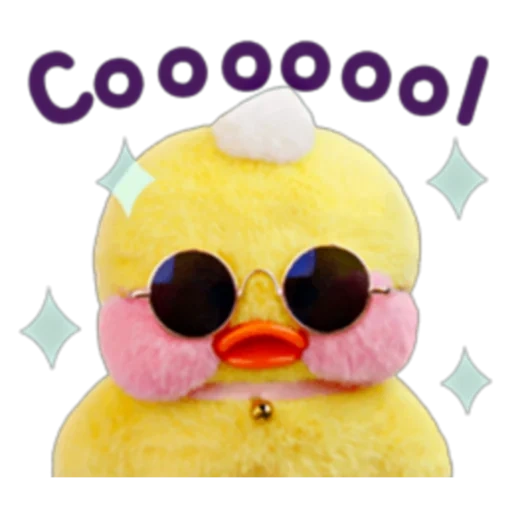 a toy, toy duckling, duck lalafanfan, plush toy of a duck