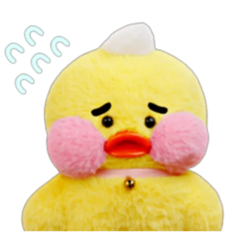 toy duckling, lalafanfan duck, duck lalafanfan, soft toy duckling, plush toy of a duck