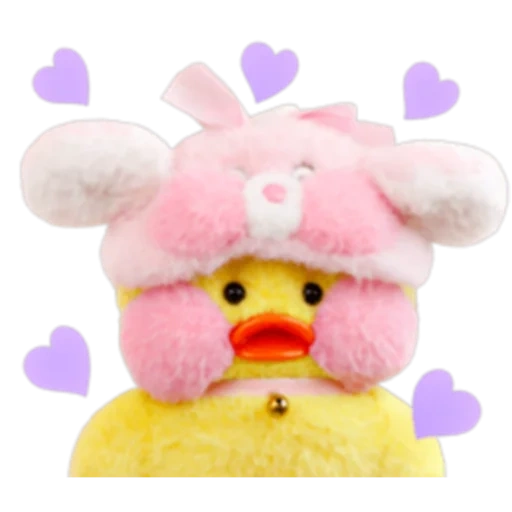 plush toy duck, soft toy duckling, plush duck toy, soft toy of lalafanfan duck, soft toy duckling lala fanfan