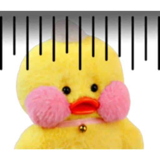 toy duckling, duck lalafanfan, soft toy duck, soft toy of a duck, soft toy duckling