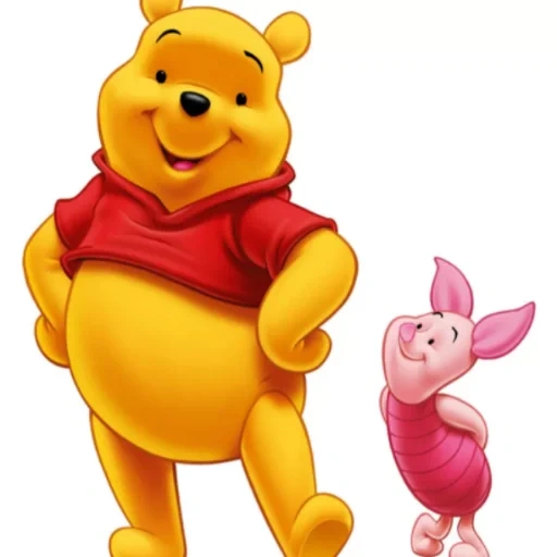 winnie the pooh, the heroes of winnie pooh, disney winnie pukh, winnie pooh piglet, winnie pooh without a background