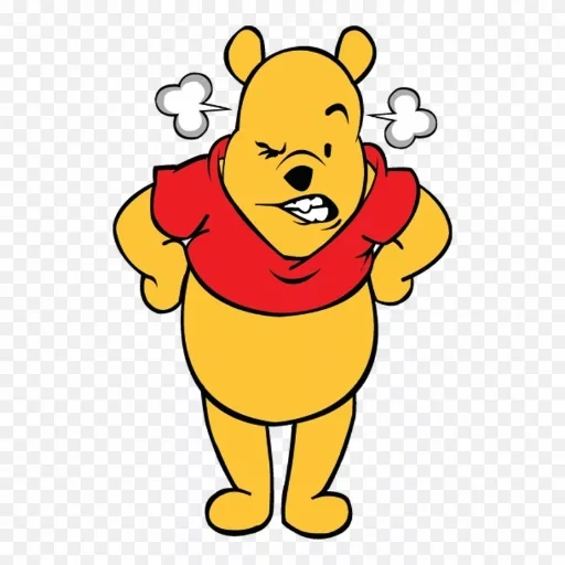 winnie the pooh, winnie the pooh, winnie the pooh lateralmente, klipatt winnie the pooh, clip immagine di winnie the pooh