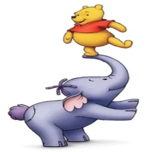 pooh, winnie the pooh, winnie the pooh elephant blouse, winnie the pooh, cub winnie disney elephant sweat