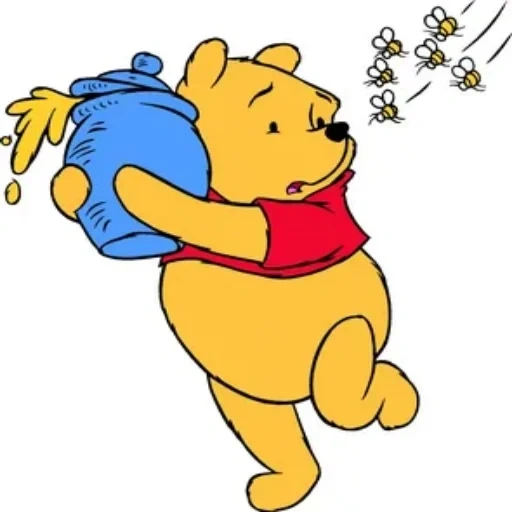 vini vini, winnie the pooh, miele di winnie the pooh, klipatt winnie the pooh, winnie the pooh fondo trasparente