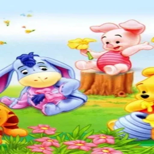 pooh, winnie the pooh, latar belakang anak-anak, winnie the pooh and friends, beruang vinicarton disney