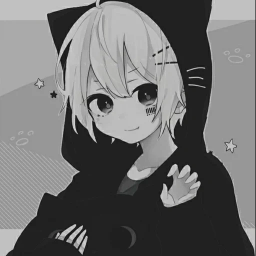 anime neko, anime carino, carino anime, mafumafu neko kun, muovi i fumetti carini