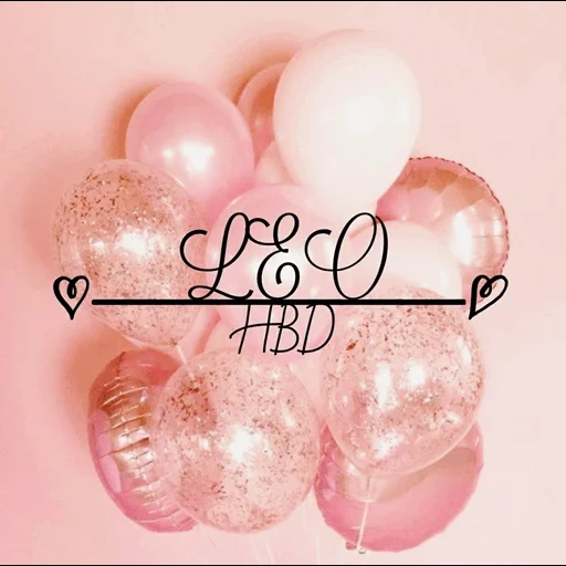 pink balls, the balls are pink, pink balloons, balls of confetti, pink shiny balls