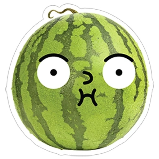 wassermelone, ich bin eine wassermelone, böse wassermelone, lustige wassermelone