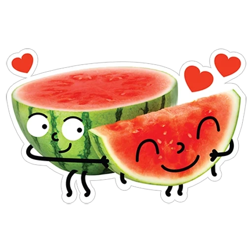 watermelon, watermelon slices, watermelon stickers, watermelon hug, watermelon stickers