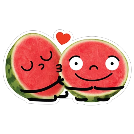 watermelon, play with watermelon, watermelon stickers, watermelon stickers