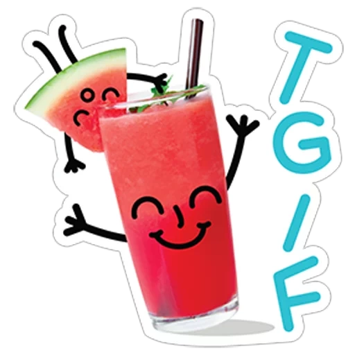 watermelon, juicy watermelon, watermelon stickers, weibel juicy watermelon, strawberry cocktail