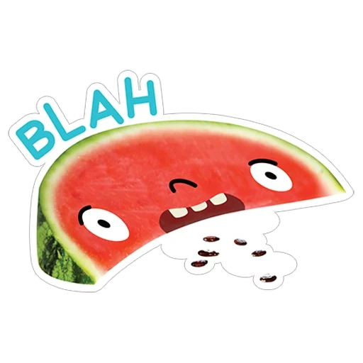 wassermelone, kawaii wassermelone, stick wassermelone