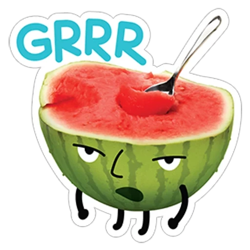 watermelon, play with watermelon, juicy watermelon, watermelon stickers