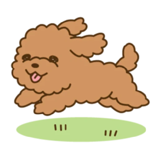 пудель стикеры телеграмм, poodle, choco poodle stickers, наклейка пудель, toy poodle